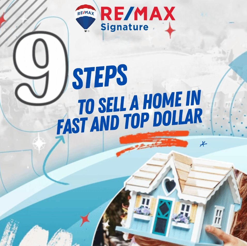 9 steps to sell a home in